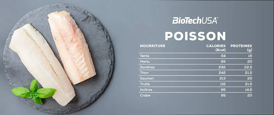 Poisson, fruits de mer et poisson