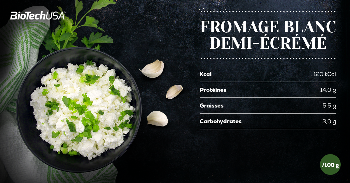 Fromage blanc à la faisselle faible en gras Fromage blanc à la faisselle faible en gras